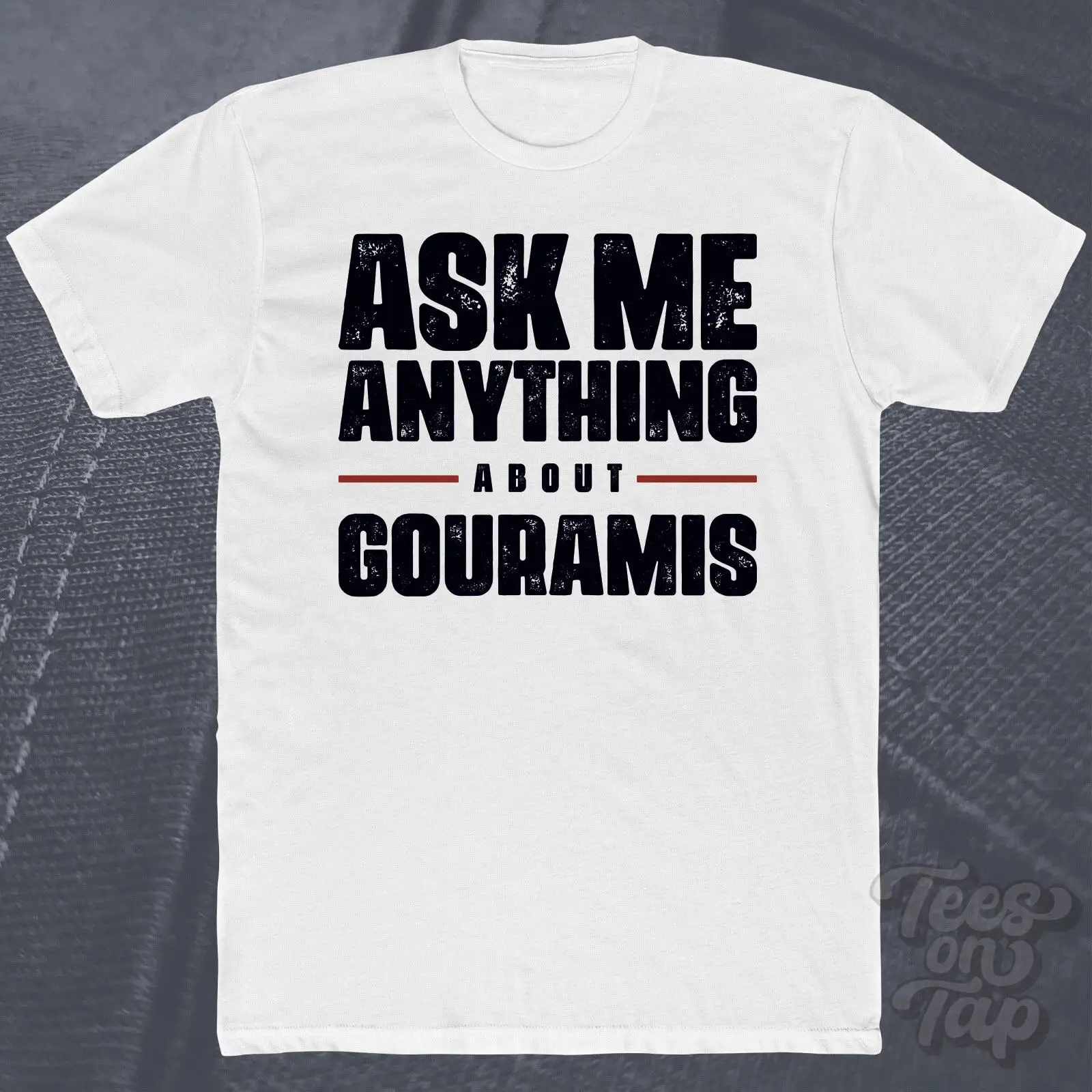 Aquarium Fisch - グーラミスについての質問を気軽にしましょう Tシャツ フィッシュ アクアリウム トロピカル ペット愛好家向け