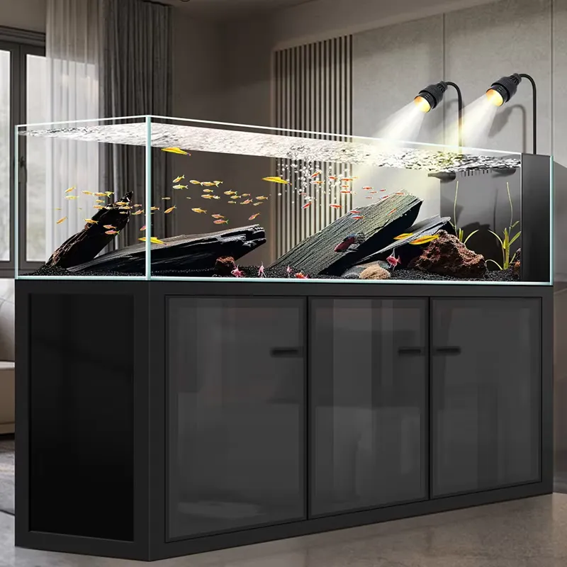 Aquarium Fish Tank Price - 工場直販価格 240ガロン 長方形 高級リビングルーム用 ウルトラホワイトガラス水槽 エコフレンドリーで耐久性のある省エネ設計