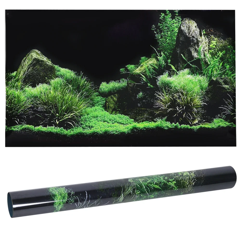 3D水族館のポスター,水槽の背景アクセサリー,海の植物,ポス - Aquarium Fish Tank Price のレビューと価格