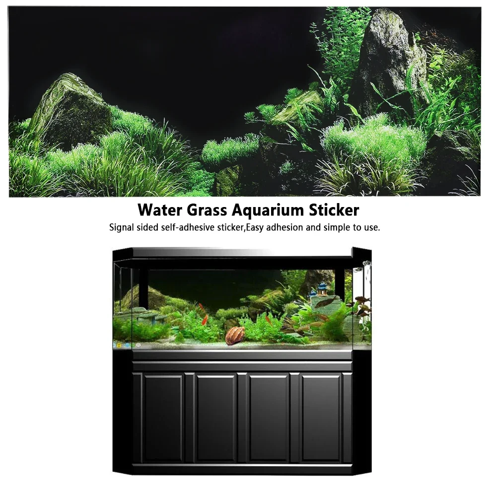 3D水族館のポスター,水槽の背景アクセサリー,海の植物,ポス - Aquarium Fish Tank Price のレビューと価格