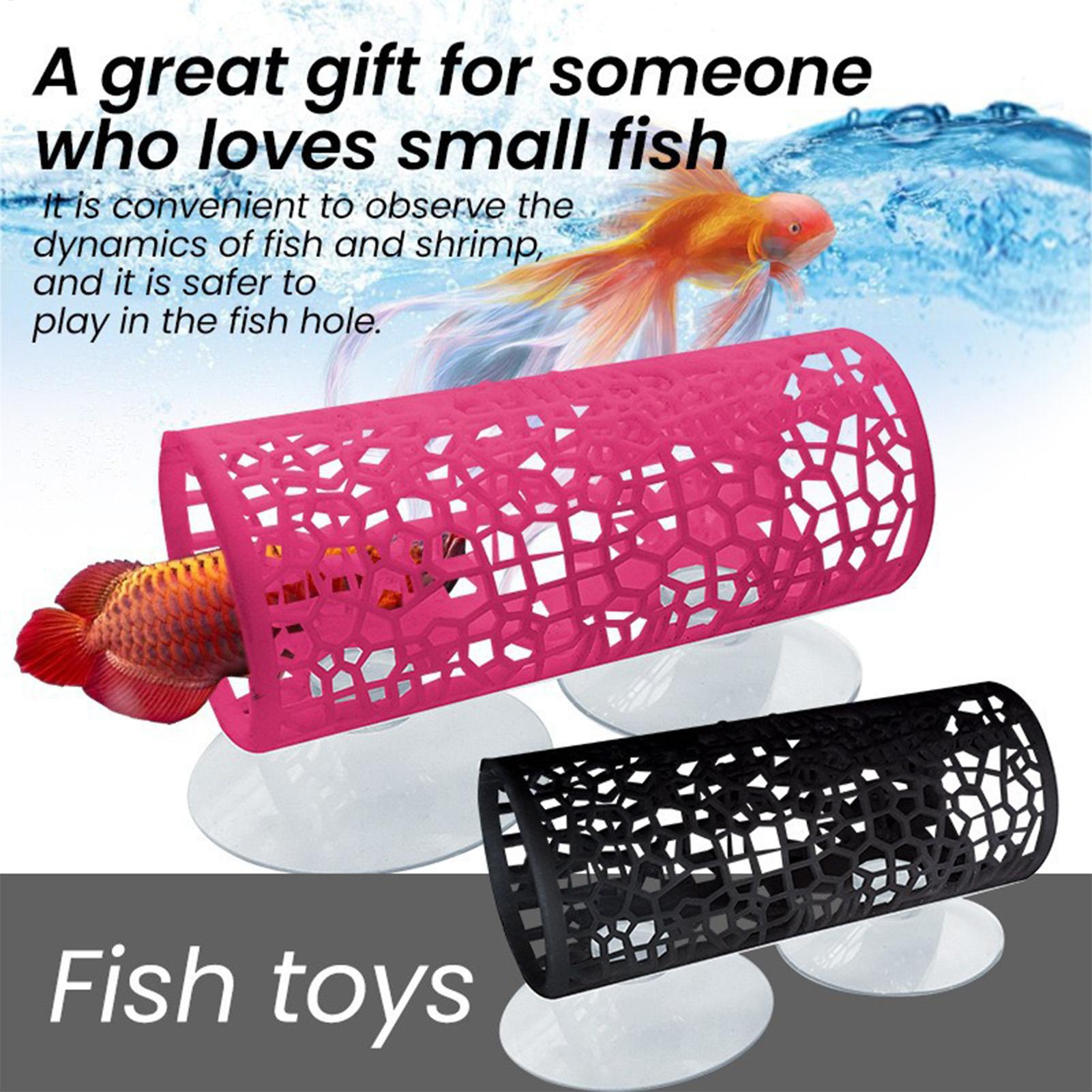 ベタの生息地、休憩用シェルター、装飾用魚トンネルおもちゃ、水 - Aquarium Fish Betta のレビューと価格