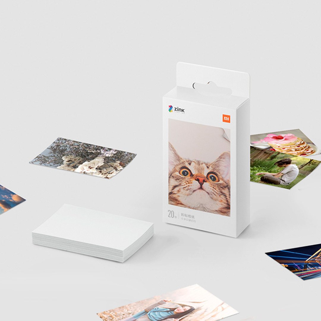 Xiaomi ポケットプリンタ用紙 ZINK 自己粘着写真プ - Aquarium Xiaomi のレビューと価格