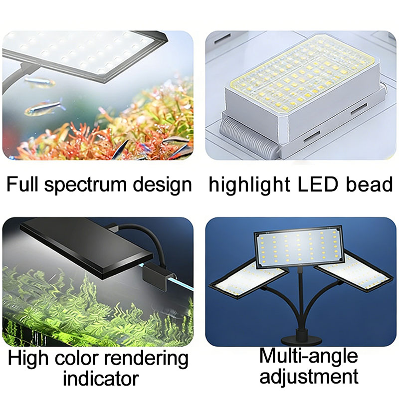 水槽用フルスペクトルLEDライト、サイクルタイマー付き、3色 - Aquarium Fish Photography のレビューと価格
