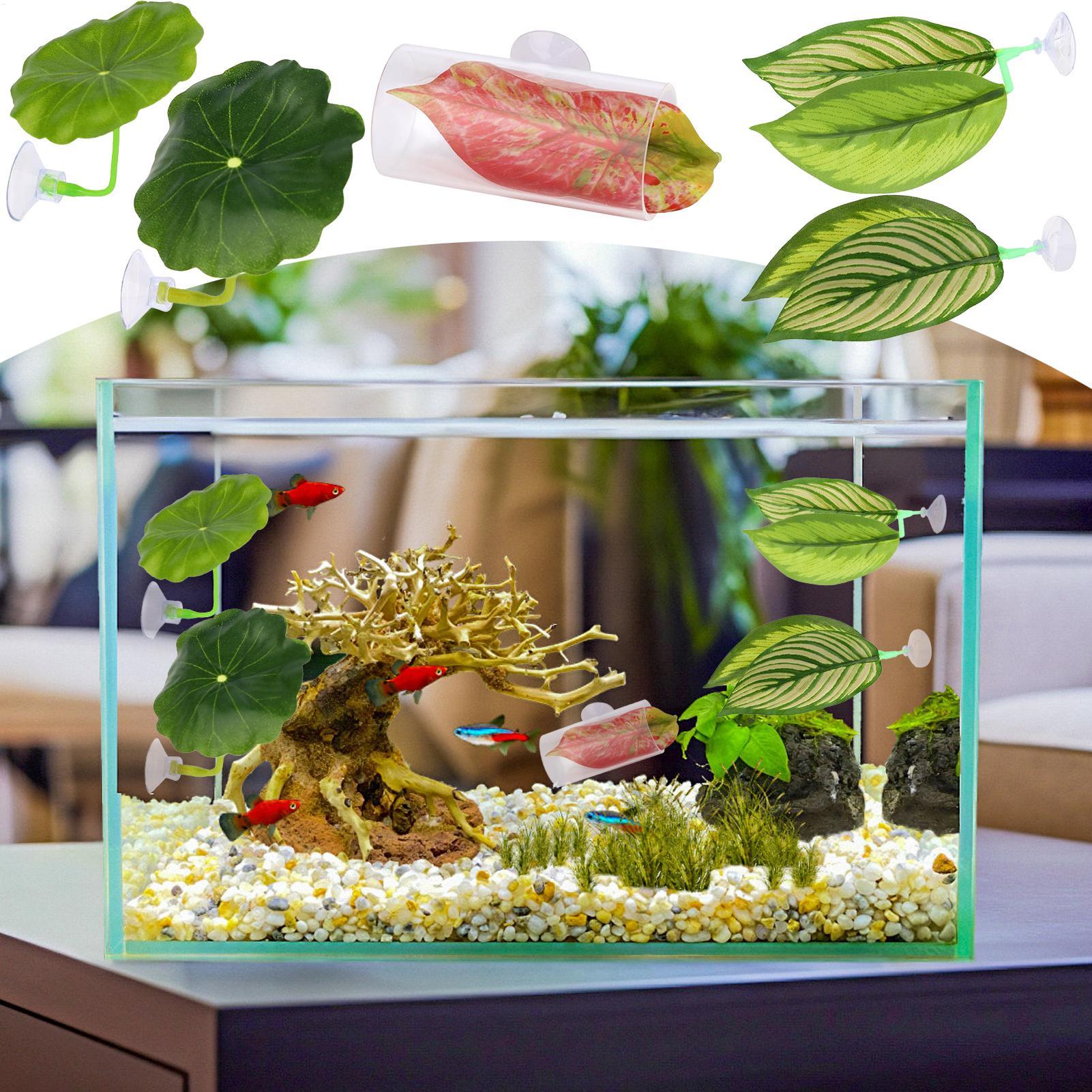ベタ魚ハンモック 5個セット 調節可能なベタリーフハンモック - Aquarium Fish Betta のレビューと価格