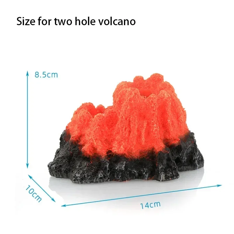火山形状の装飾、酸素ポンプ、水槽の装飾、水族館のアクセサリー - Aquarium Fish Tank Price のレビューと価格