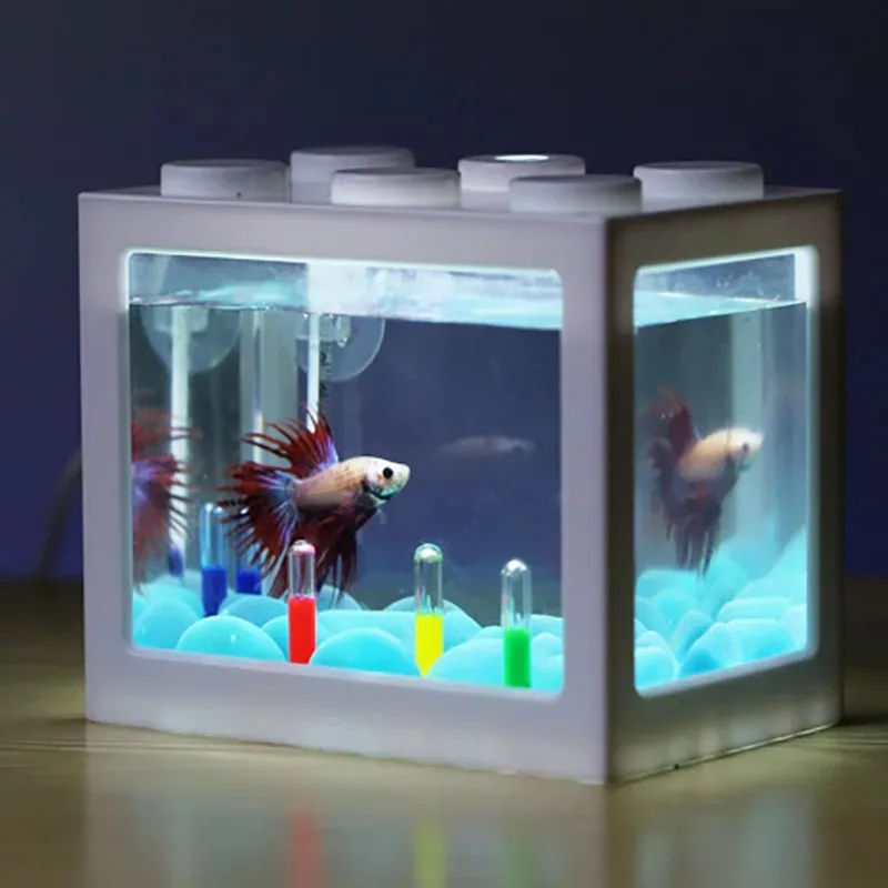 ミニLEDデスクトップ水族館水槽ランプ,オルテタ,シミュレー - Aquarium Fish Betta のレビューと価格