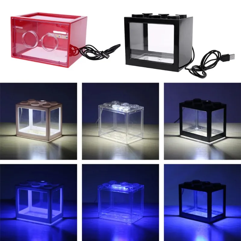 ミニLEDデスクトップ水族館水槽ランプ,オルテタ,シミュレー - Aquarium Fish Betta のレビューと価格