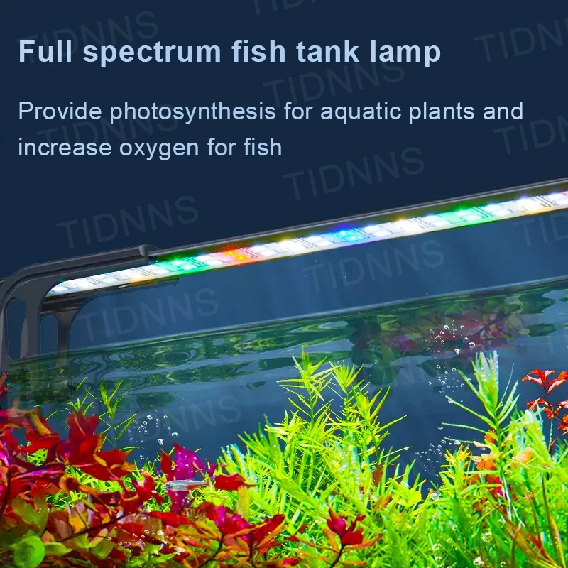 水族館ライト Led 植物成長照明拡張可能な防水クリップオン - Aquarium Fish Photography のレビューと価格